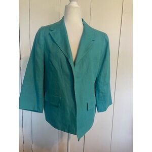Women's Teal Blazer Jacket